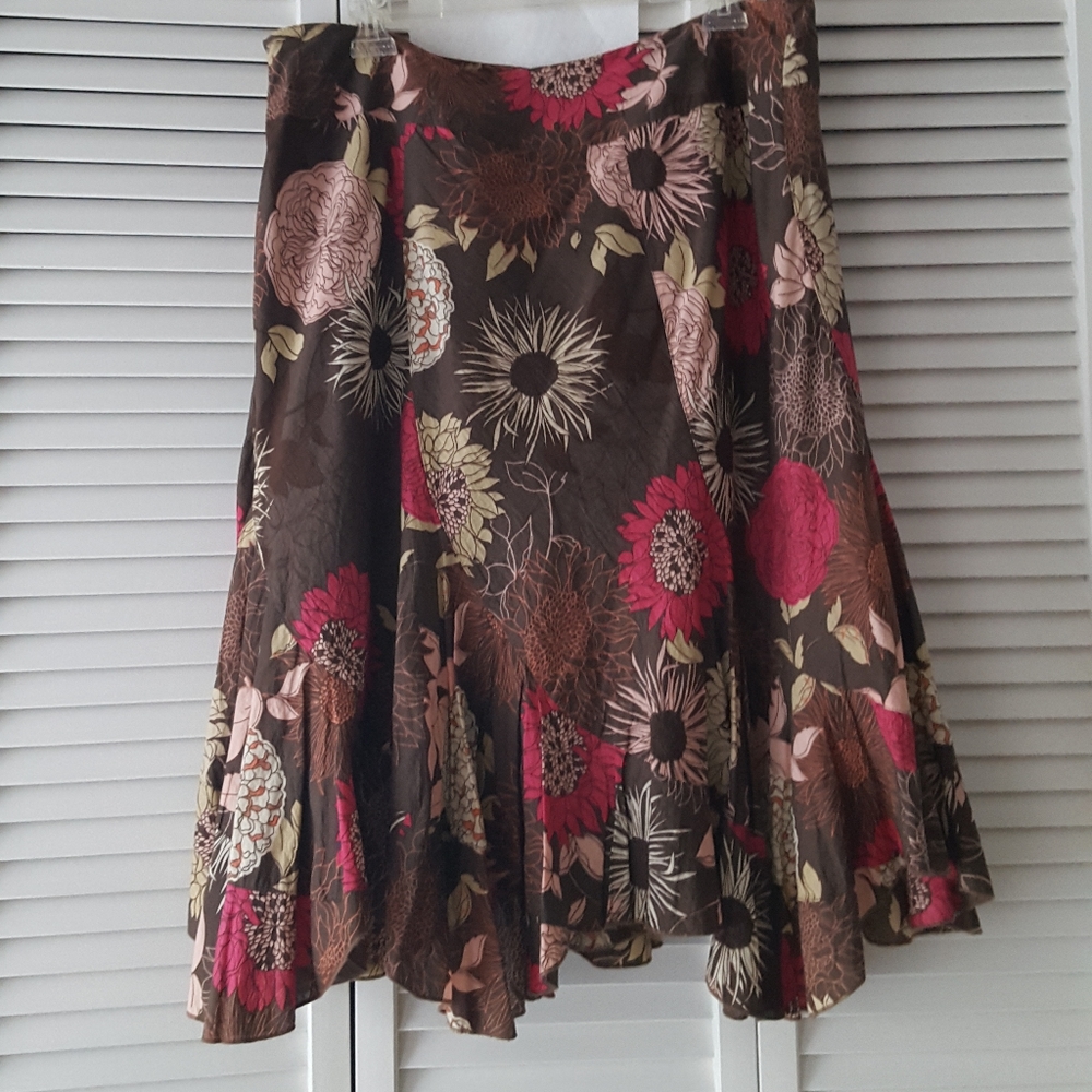 a.n.a cotton floral skirt